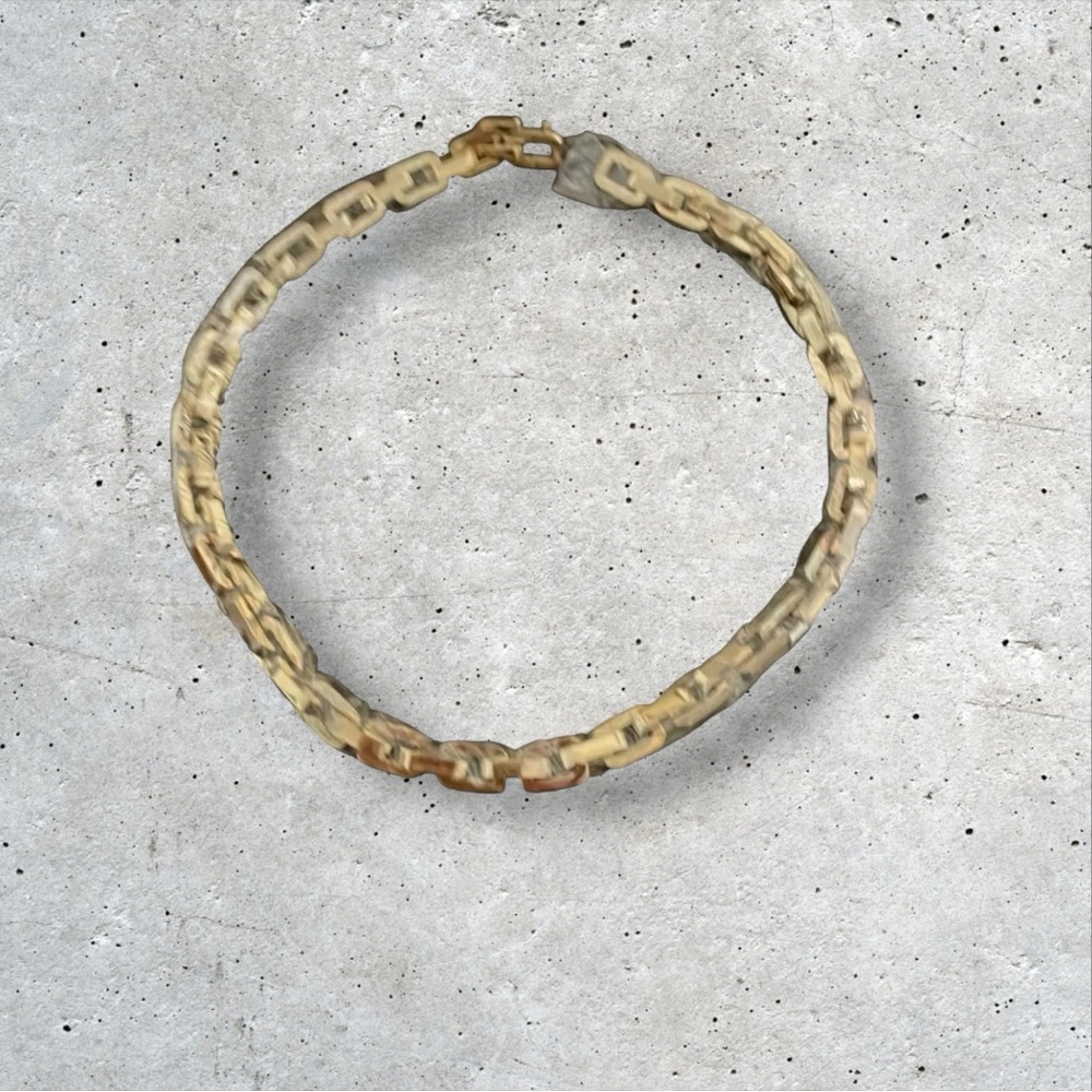 SOLD - Eddie Borgo Supra Link Gold Necklace / Convertible Bracelet - Picture 2 of 6